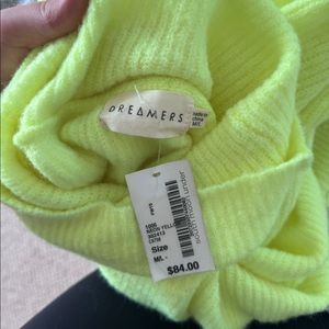 Neon yellow sweater